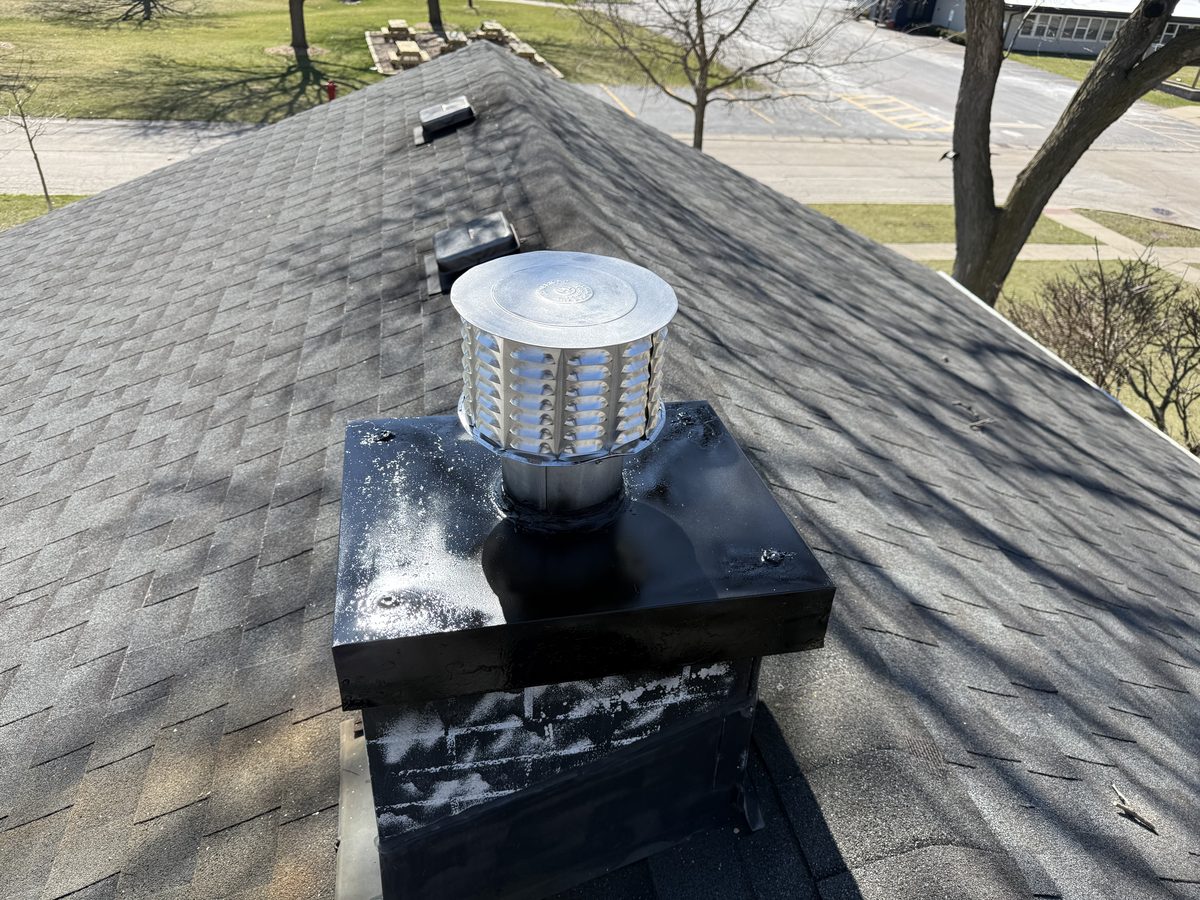 Chimney after repair in the Twin Cities
