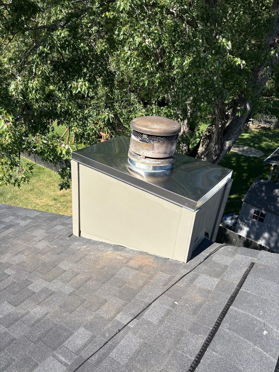 Chimney after restoration