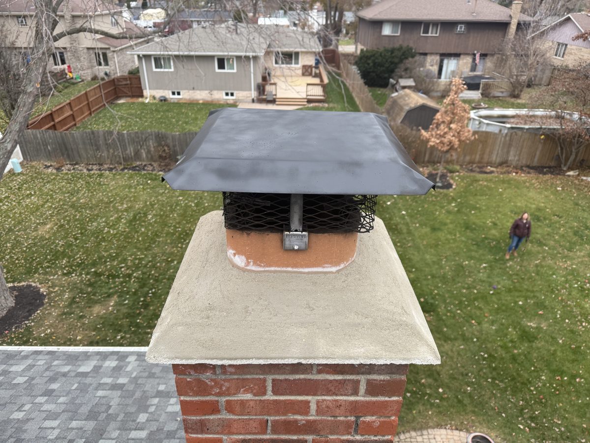 Chimney after repair