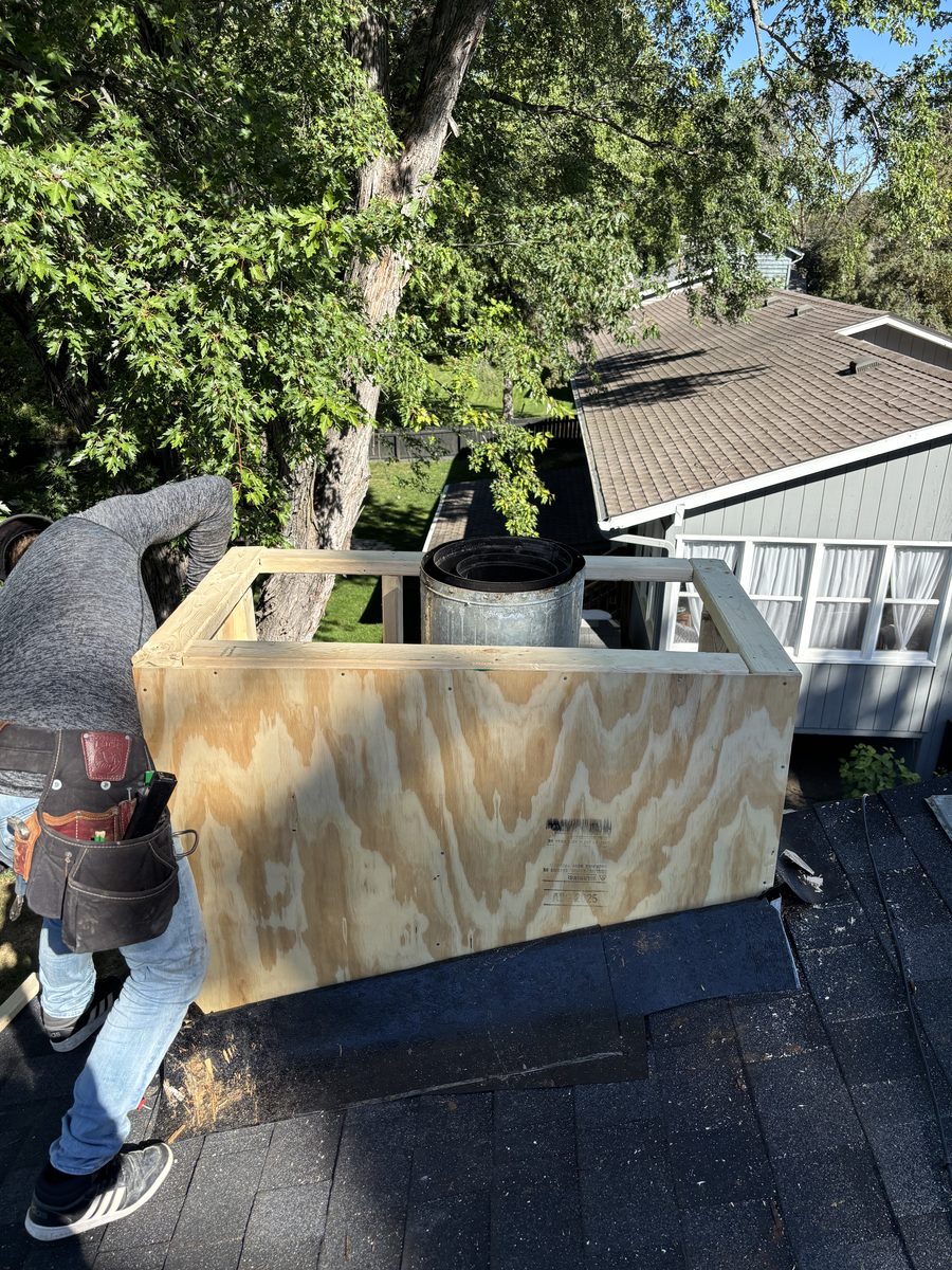 Chimney before restoration